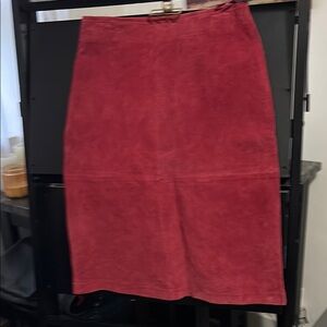 St. John's Bay Red Pencil Skirt
